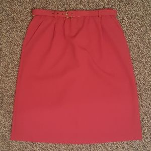 Barbie Pink Skirt with Belt size 14P
